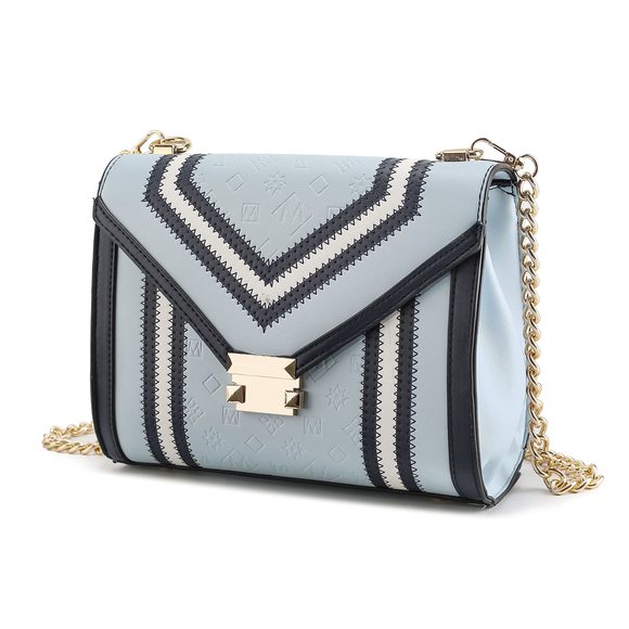 Crossbody Bag, Vegan Leather Desner Crossover Lady Handbag Small C >:) - Picture 1 of 7